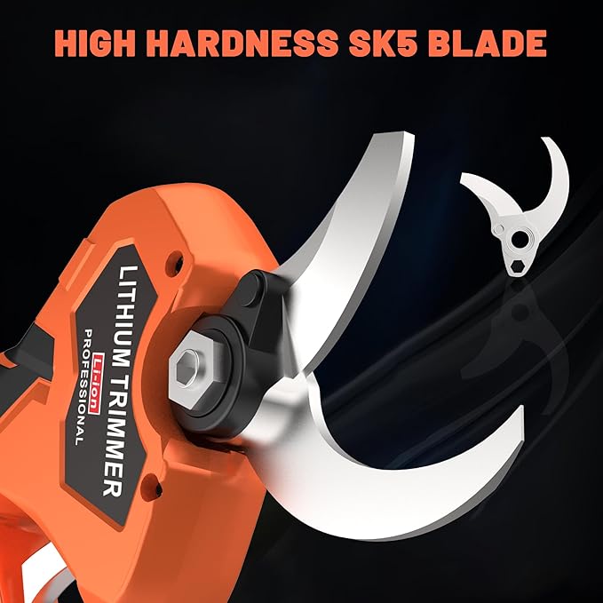 Electric Pruning Shears for Gardening, Cordless Pruner Shears Brushless 1.6 Inch Cutting Diameter, 2 * 2.0Ah Battery Powered Tree Branch Pruner, Professional Branch Cutter Gardening Scissors