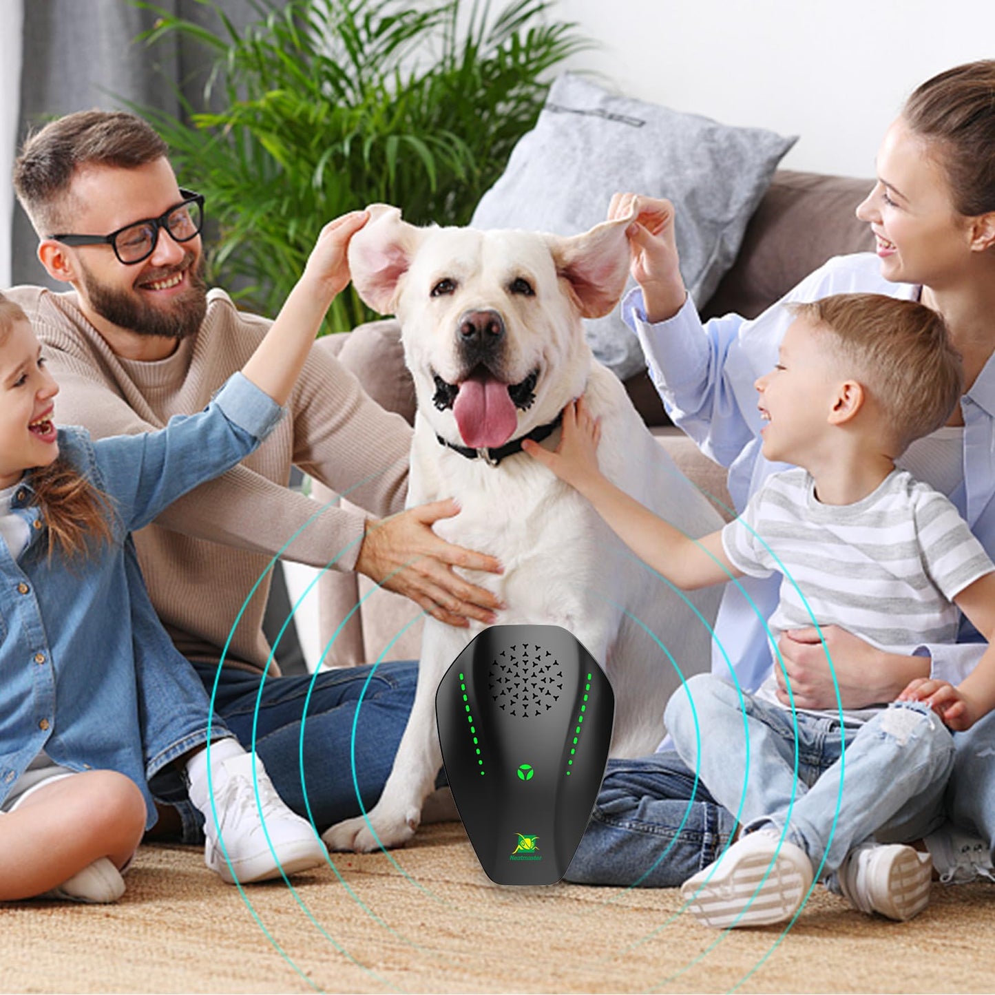 Neatmaster Ultrasonic Repeller & Insect Indoor Repeller, Electronic Ultrasonic Plug in Repellent for Roach, Mosquito, Mice, Spider, Ant, Flea, Bug, Pest Deterrent for House Garage Office Hotel