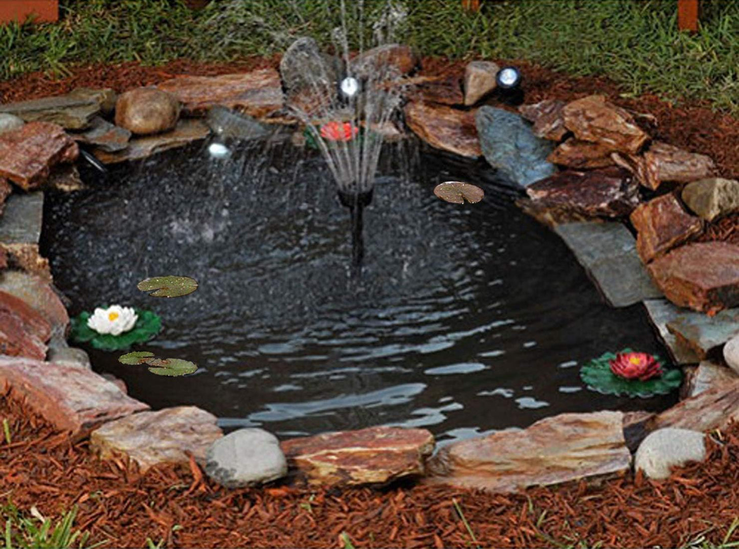 UWIOFF Pond Liner, 20 Mil 7 x 10 Feet Pond Liners for Outdoor Ponds, Black HDPE Fish Pond Liner for Koi Ponds, Streams Fountains and Garden Waterfall