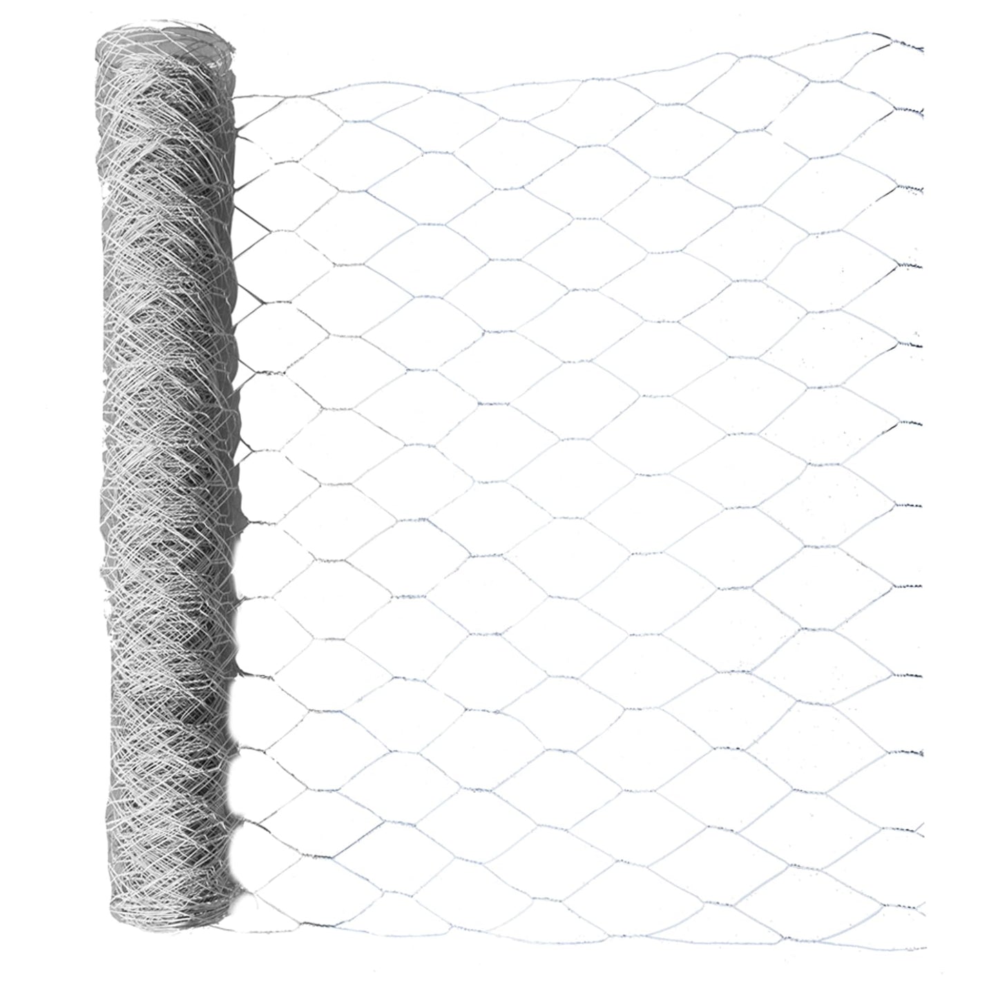 WFLNHB Hexagonal Chicken Wire Poultry Netting Galvanized Mesh Garden Fence Barrier Fence Mesh Roll 6Feet x 150Feet