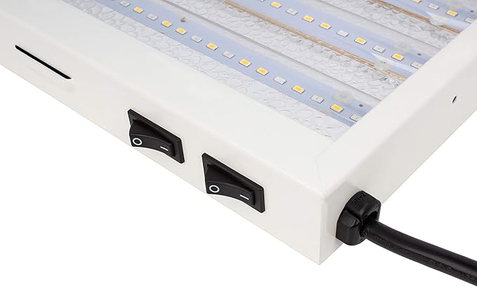 4X2Ft 200W LED Grow Lights with VegGrow Spectrum and Over 2.0 PPF/W and 40000 Lux, Great for Retrofit T5 4Ft 8 Lamp Fluo. and 600W MH Grow Lights, Grow Double Fast! (4X2, VegGrow)