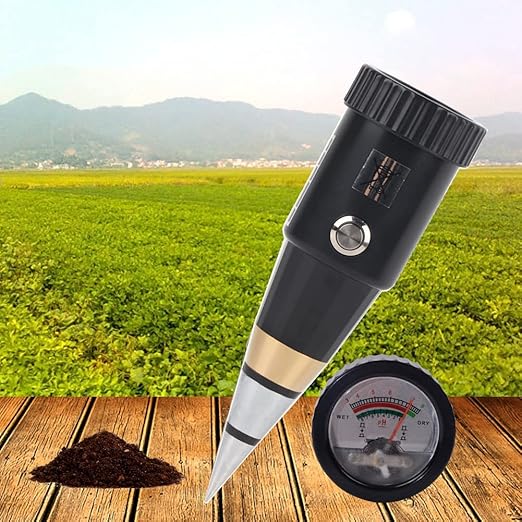 VT-05 Professional Soil pH Meter Tester, Soil pH and Moisture Meter Hygrometer, Soil Tester PH Instrument Hygrometer Monitor Humidity for Vineyards, Orchards, Field Production, Lawn, Gardens