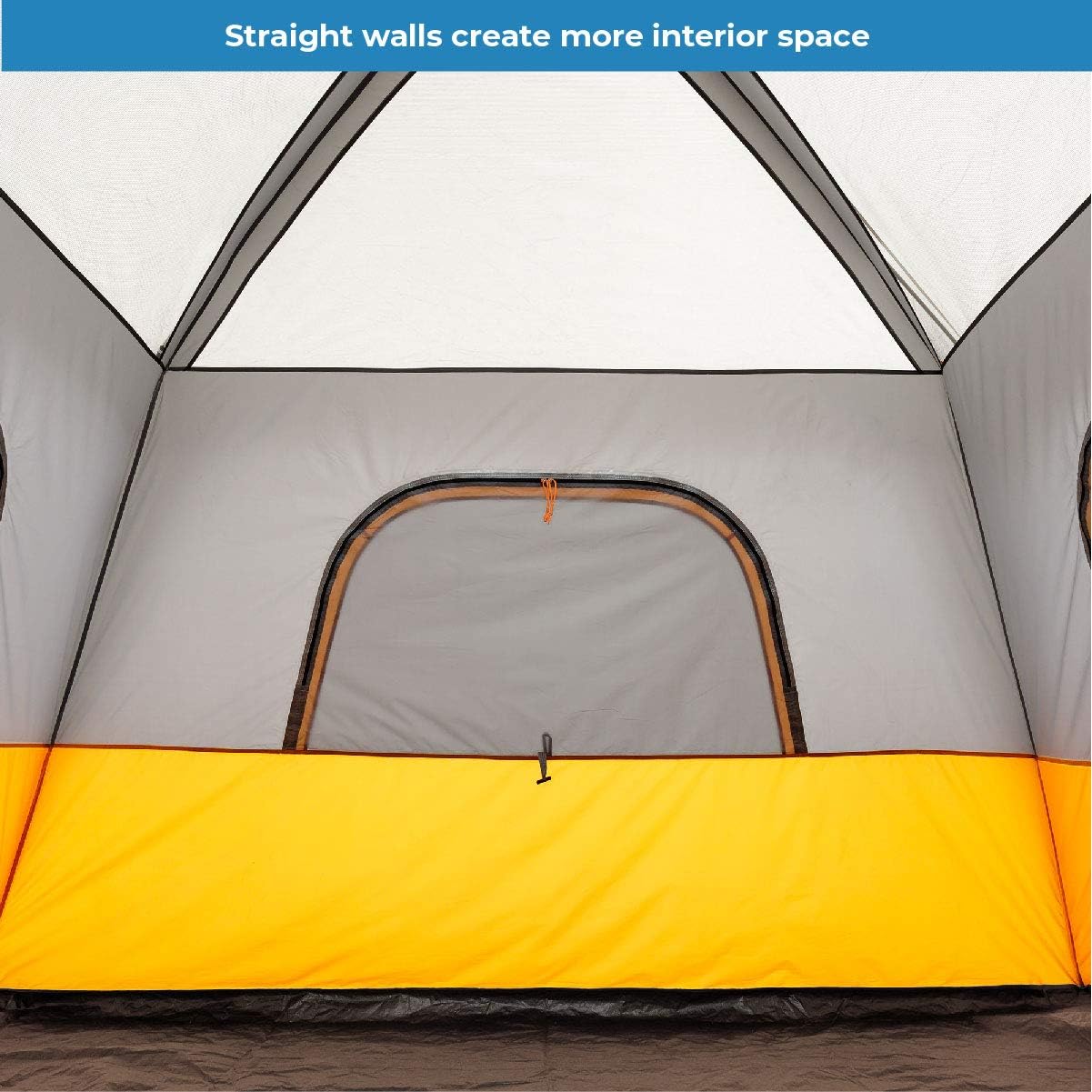 CORE 6 Person Cabin Tent with Screen Room | Portable Family Tent with Carry Bag for Outdoor Car Camping | Included Gear Loft for Camping Accessories
