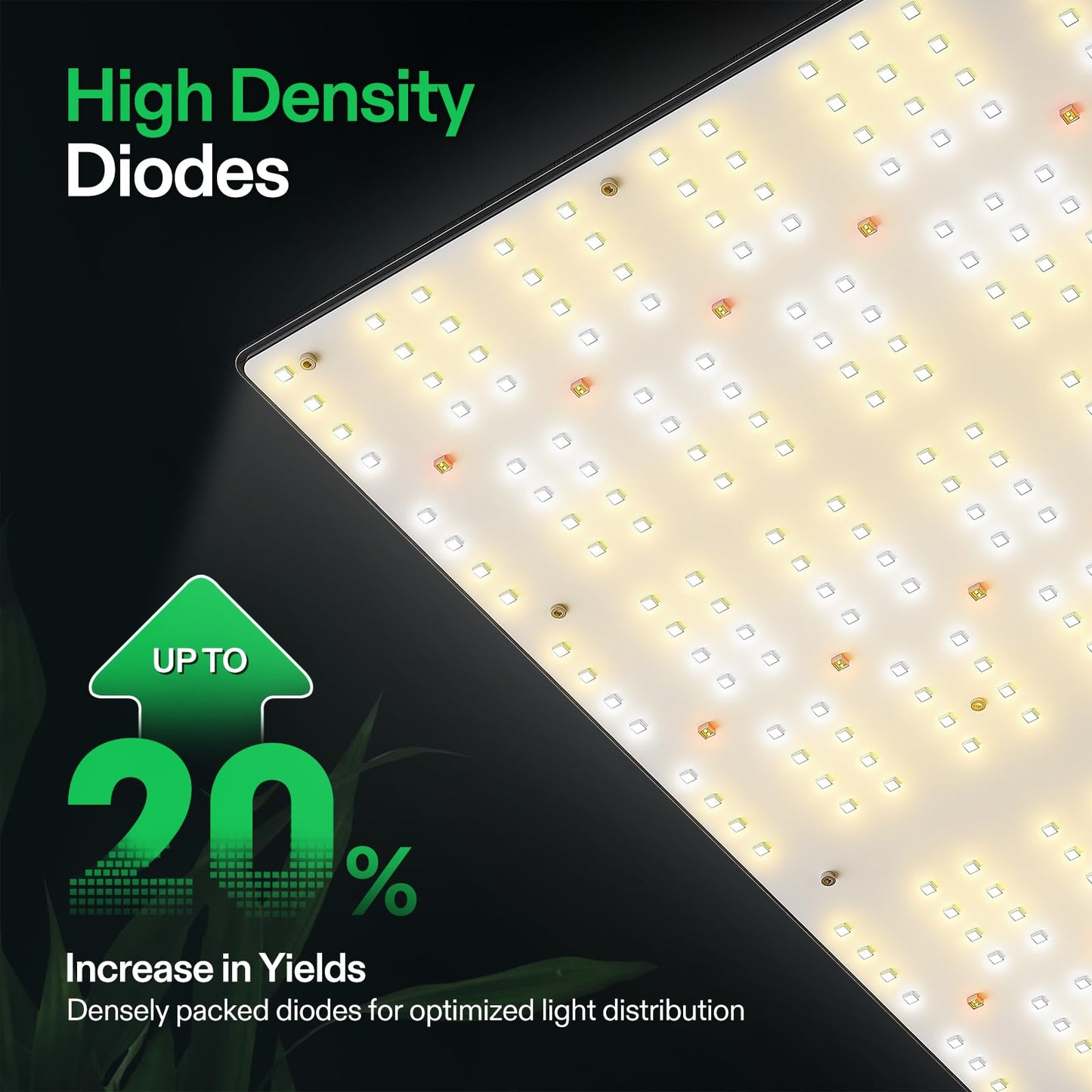 VIVOSUN VS4000 LED Grow Light and Indoor Hydroponics LED Grow Room Glasses with Glasses Case