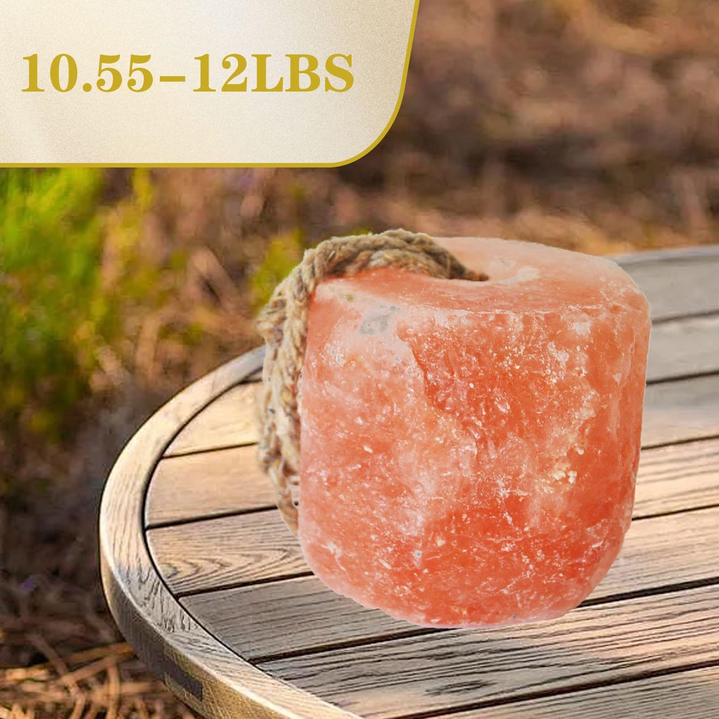 kathson Hanging Salt Lick for Horses Pack of 3,Himalayan Salt Blocks for Horse Natural Organic Mineral Salt Block Licking Salt Licks for Horses Cattle Deer Goats Cows and Other Livestock(10.55-12 LBS)
