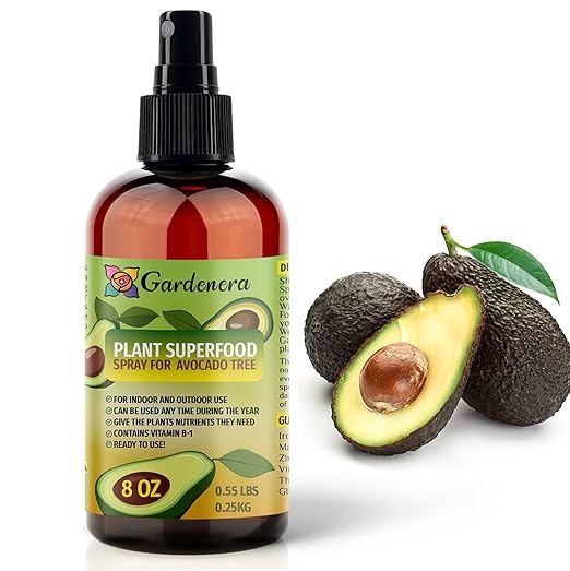 𝐁𝐄𝐒𝐓𝐒𝐄𝐋𝐋𝐄𝐑 Plant Superfood for Avocado Trees with B1 Vitamin, Glucose and Essential Minerals - Organic Plant Food Fertilizer for Indoor & Outdoor Avocado Plant Care - 8oz