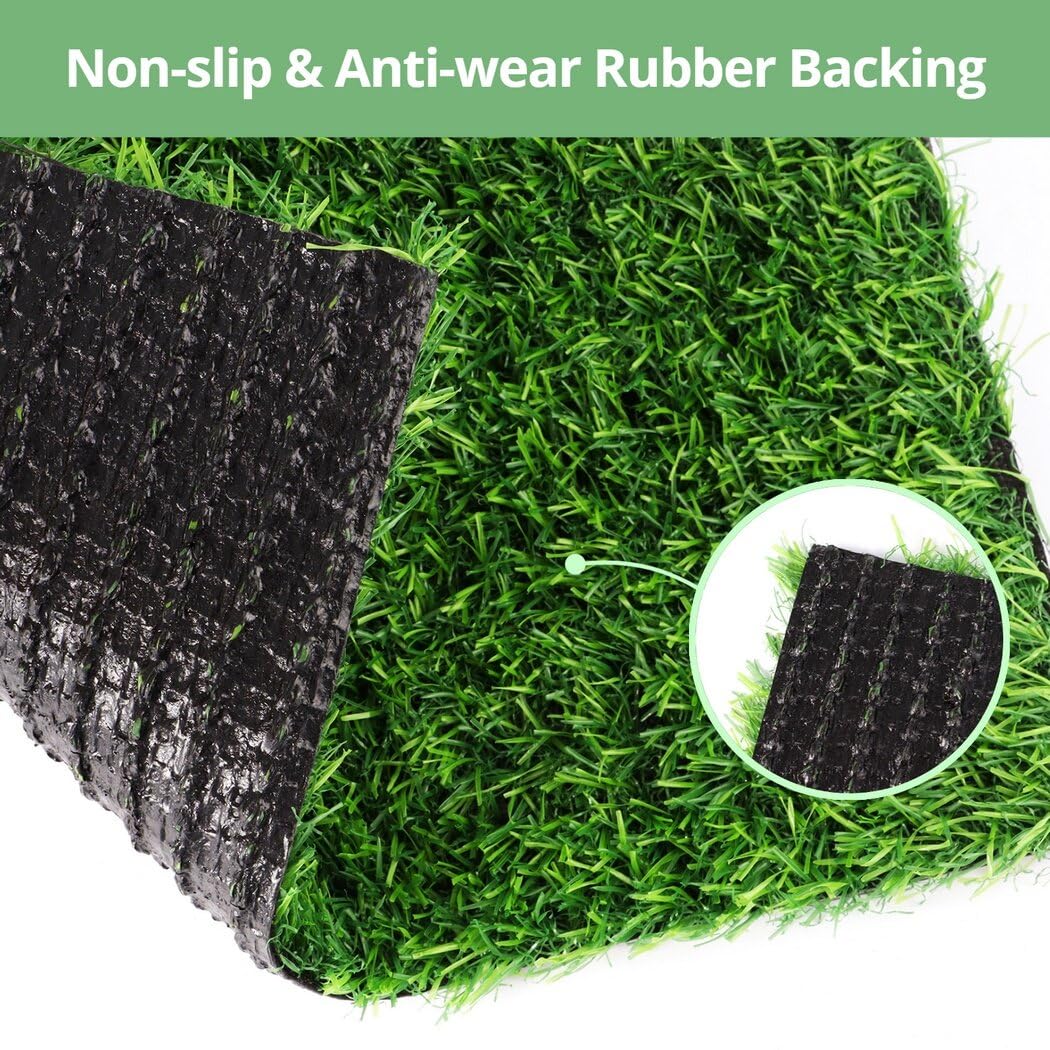 Homaisson 12Pack Chicken Nesting Pads, 12”x12” Nesting Box Pads Artificial Grass Washable Chicken Coop Bedding Laying Rug Fake Turf Mats Grass Carpet Garden Lawn for Hen Small Pets