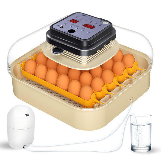 Brivouen 30 Egg Incubator with Humidity Display, Egg Candler, Automatic Egg Turner, for Hatching Chickens