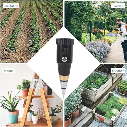 VT-05 Professional Soil pH Meter Tester, Soil pH and Moisture Meter Hygrometer, Soil Tester PH Instrument Hygrometer Monitor Humidity for Vineyards, Orchards, Field Production, Lawn, Gardens