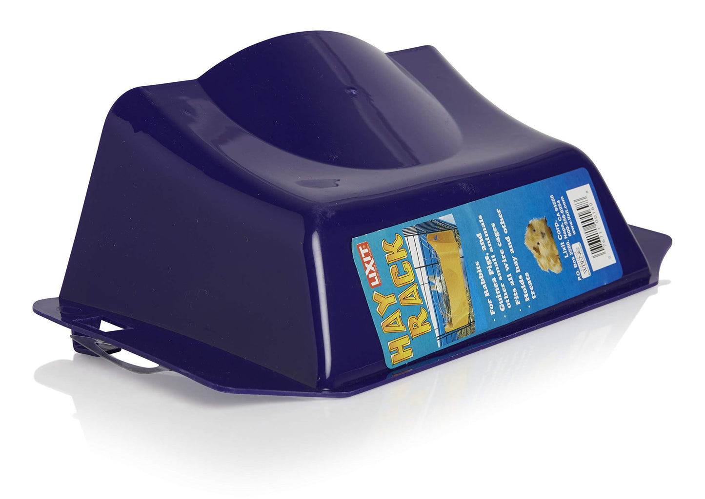 Lixit Cage Hay Rack for Rabbits and Other Small Animals (Purple)