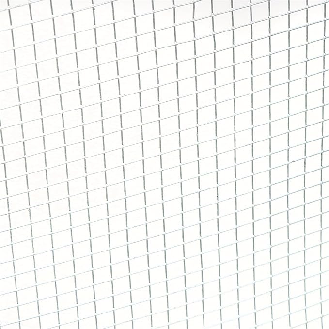 LABLT 48 in x 100 ft Hardware Cloth, 1/4 in Chicken Wire Fence for Chicken Coop Fences and Poultry Animal Netting (23 Gauge, Silver White)