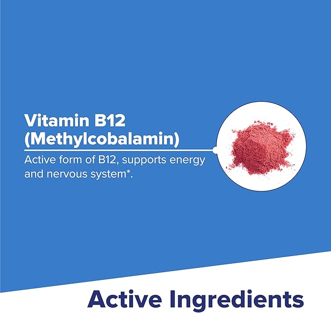 Superior Source No Shot Vitamin B12 Methylcobalamin 2,500 mcg, Quick Dissolve MicroLingual Tablets, 90 Count, Active Form of B12, Supports Energy Production, Nervous System Support, Non-GMO