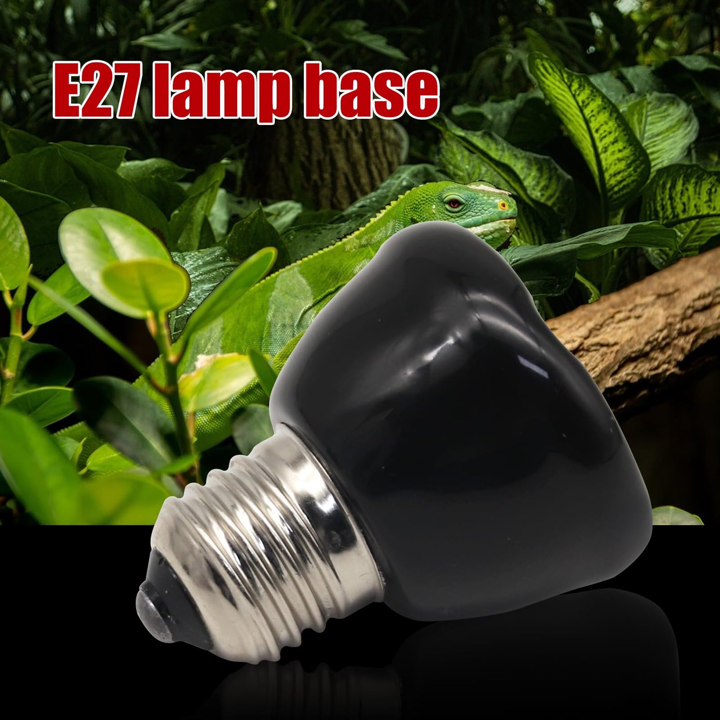 Abustle pig Mini Reptile Heat Lamp, 25w Infrared Ceramic Heat Emitter, No Light Emitting Reptile Heat Bulbs,Ceramic Heat Lamp for Amphibian, Chicken Coop,Cat, Turtle, Snake,Terrarium (2, 25 W)