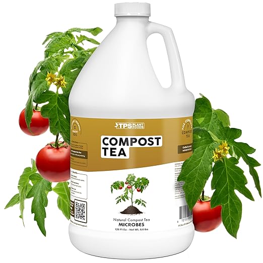 Compost Tea, Boosts Microbial Activity in Gardens for All Plants, 1 Gallon (128 oz)