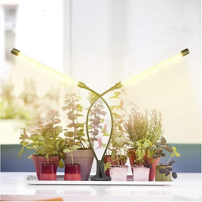 bseah Grow Light Plant Lights for Indoor Plants, Full Spectrum Plant Grow Lamp, 10 Dimmable Levels Auto ON & Off with 3/9/12H Timer