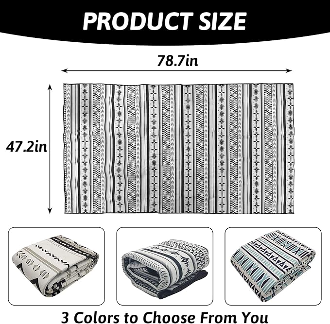 BNOSDM 78.7 in Rabbit Cage Liners Washable Reusable Bunny Bedding Pets Dog Whelping Pads with Anti Slip Bottom Pad Rug for Dogs Chinchillas Cats Guinea Pigs Ferrets