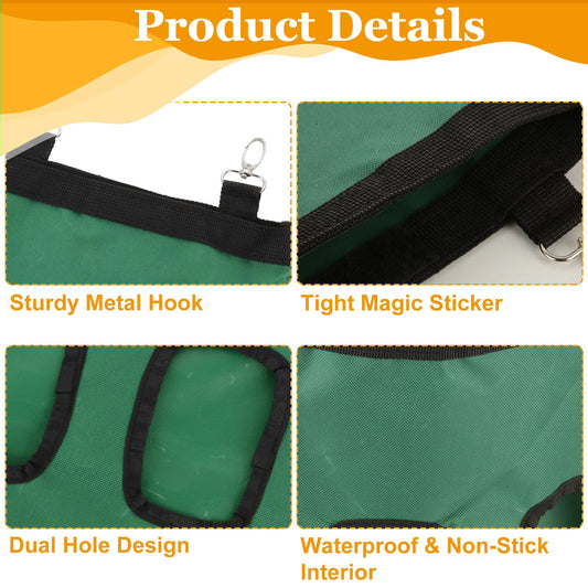 YAYODS 4 Pcs Rabbit Hay Feeder Bag, Guinea Pig Hay Feeder Bags 600D Oxford Cloth Hanging Hay Holder for Rabbits Guinea Pigs Chinchillas Small Pets