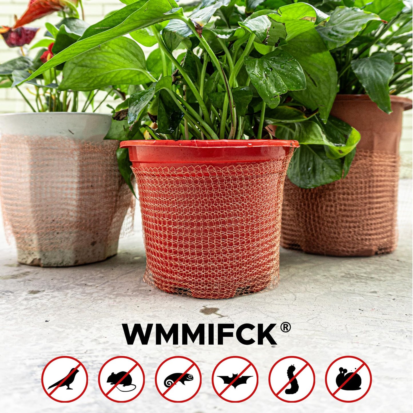 3rd Gen Copper Mesh Rodent Control Kit, 100% Pure Copper Wool for Slugs Snail Pest Bird Mice Rat Control, 2 Rolls Mesh Roll Wrap Wire with Scissors