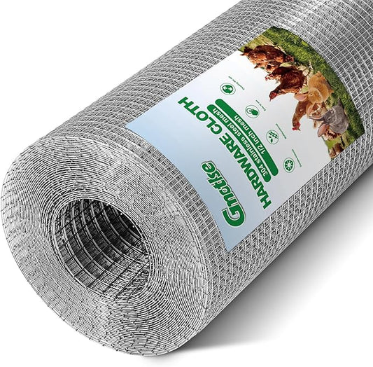 Hardware Cloth 1/2 inch 20 Gauge Large size304 Stainless Steel mesh Chicken Wire Welded Fencing Wire Mesh Roll Garden Fence 24in×48ft