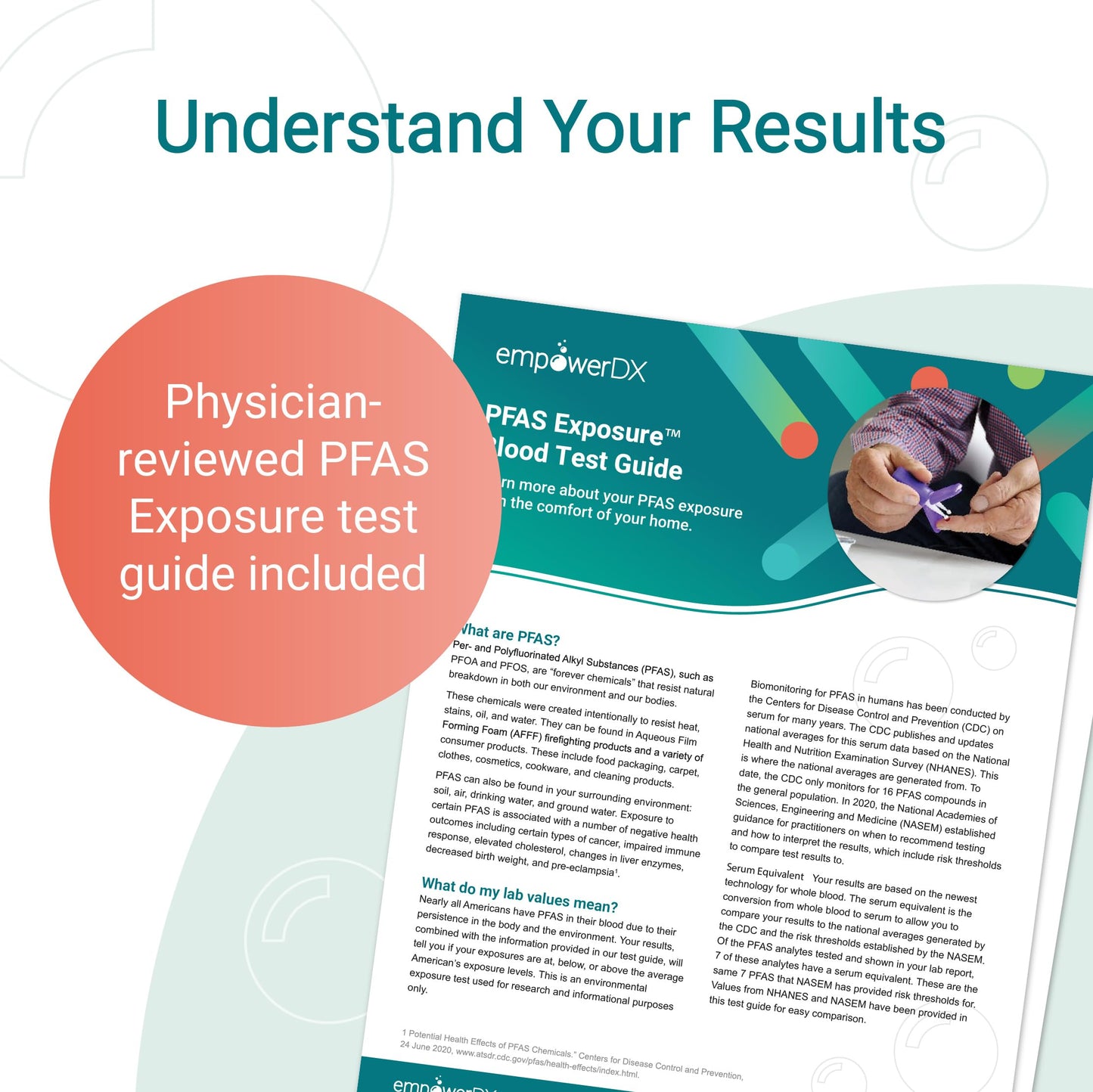 empowerDX PFAS Exposure Blood Test - at-Home Test Kit for PFAS Chemicals