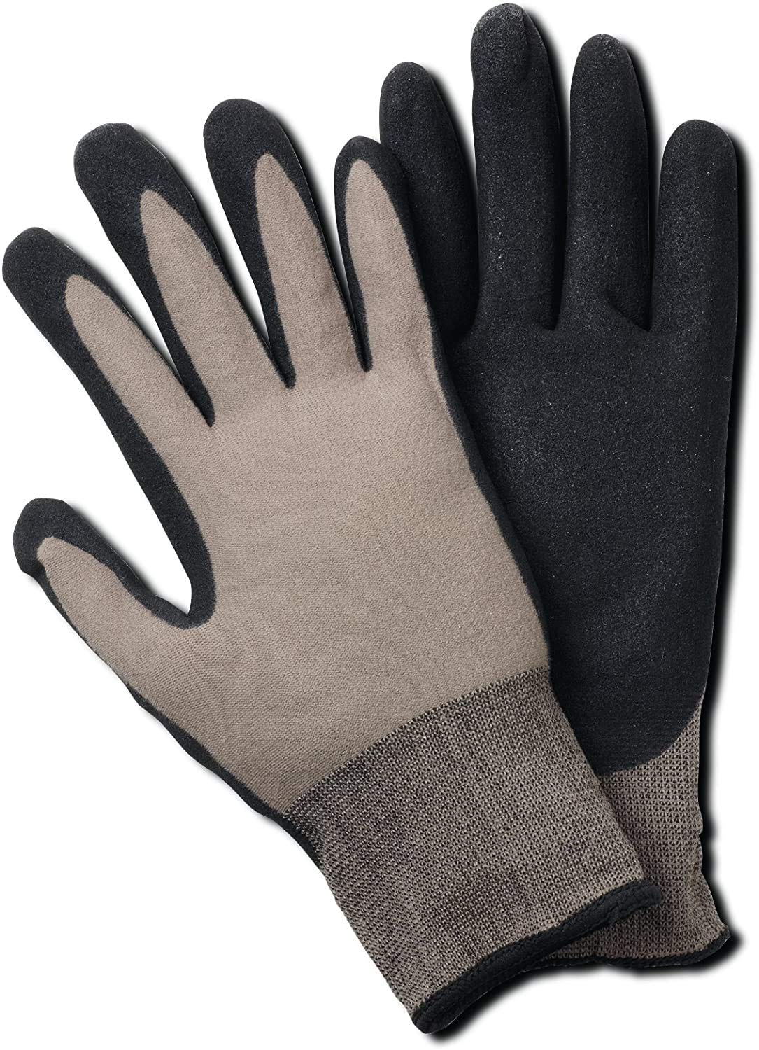 MAGID BE337TML-144 Gardening Gloves, Mens: Medium/Large, Black & Grey