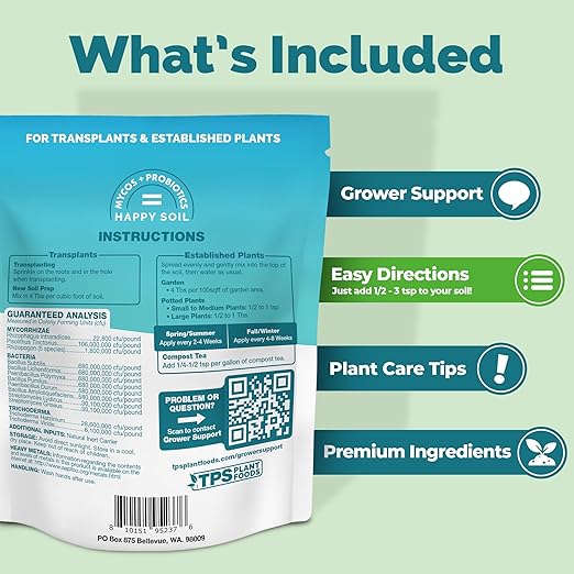 TPS NUTRIENTS Mycos for Transplanting and Established Plants (16 Ounces)