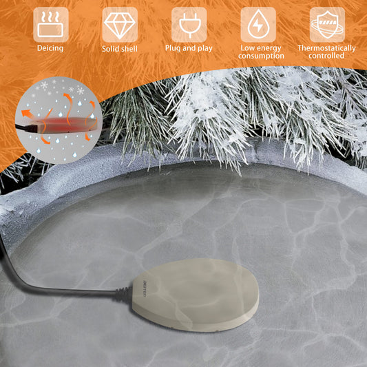SENSTREE 60W Bird Bath Heater, Waterproof Birdbath Deicer for Outdoors, Keep Chicken Waterers from Freezing, Fit in All Kind of Birdbaths 110V 120V