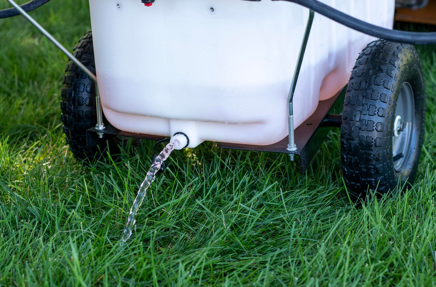 Agri-Fab 45-0616 Tow-Behind Sprayer with Boom and Spray Wand 25 - Gallon Capacity, 1.6 GPM, 100 PSI Pump