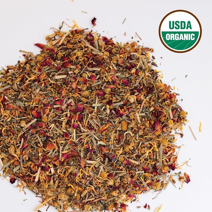 Sassafras & Pumpernickel Certified USDA Organic Chicken Nesting Herbs (16 oz, 1 Pound Bulk Bag) Aromatic Herbs for Coops and Nest Boxes, Nesting Herbs for Chicken coop, coop Refresher for Chickens