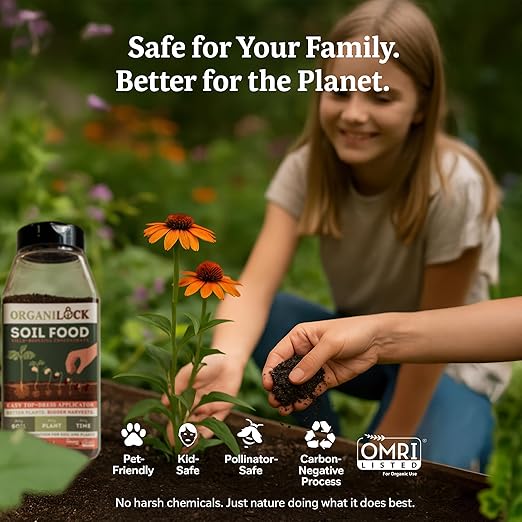 Soil Food - (2 Pound Bag) | Regenerative Soil Amendment with Microbes, Microbe Food, Biochar & Organic Fertilizer | Yield-Boosting Concentrate |
