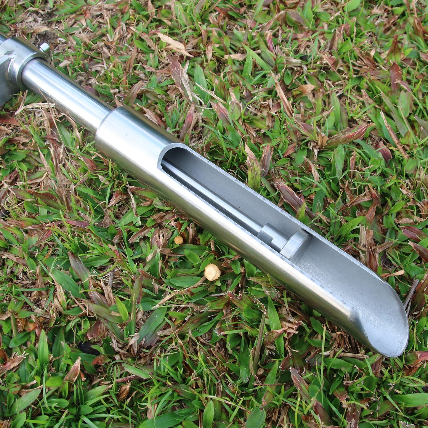 Soil Sample Probe 40” with Ejector and Foot Pedal,Soil Probe Stainless Steel T-Style Handle Soil Test Kit,Soil Probe Rod for Soil Sampling Plant Care/Agriculture/Garden/Farm