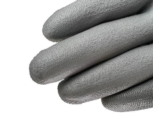Ansell HYFLEX 11-600 Light Duty Nylon Industrial Gloves w/Palm Coating for Metal Fabrication, Automotive - Small (7), Black (144 Pairs)