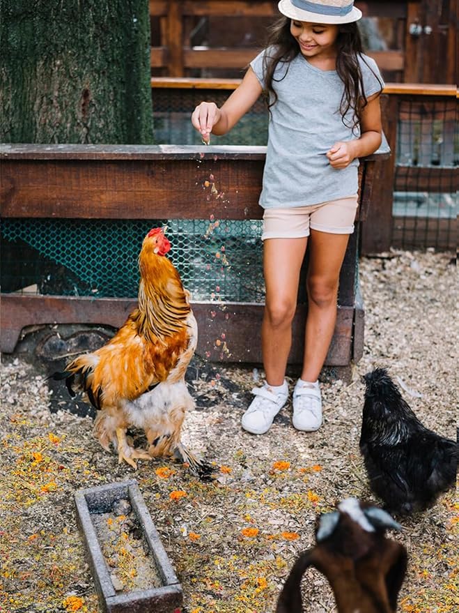 7 Oz Chicken Nesting Herbs - Natural Nesting Box Feed Herbs in 6 Dried Flower & Herbs for Freshening Bedding Chicken Coop Create Comfortable Environment