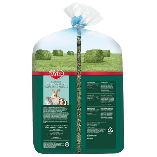Kaytee Timothy Hay & Orchard Grass for Guinea Pigs, Rabbits & Other Small Animals, 48 oz
