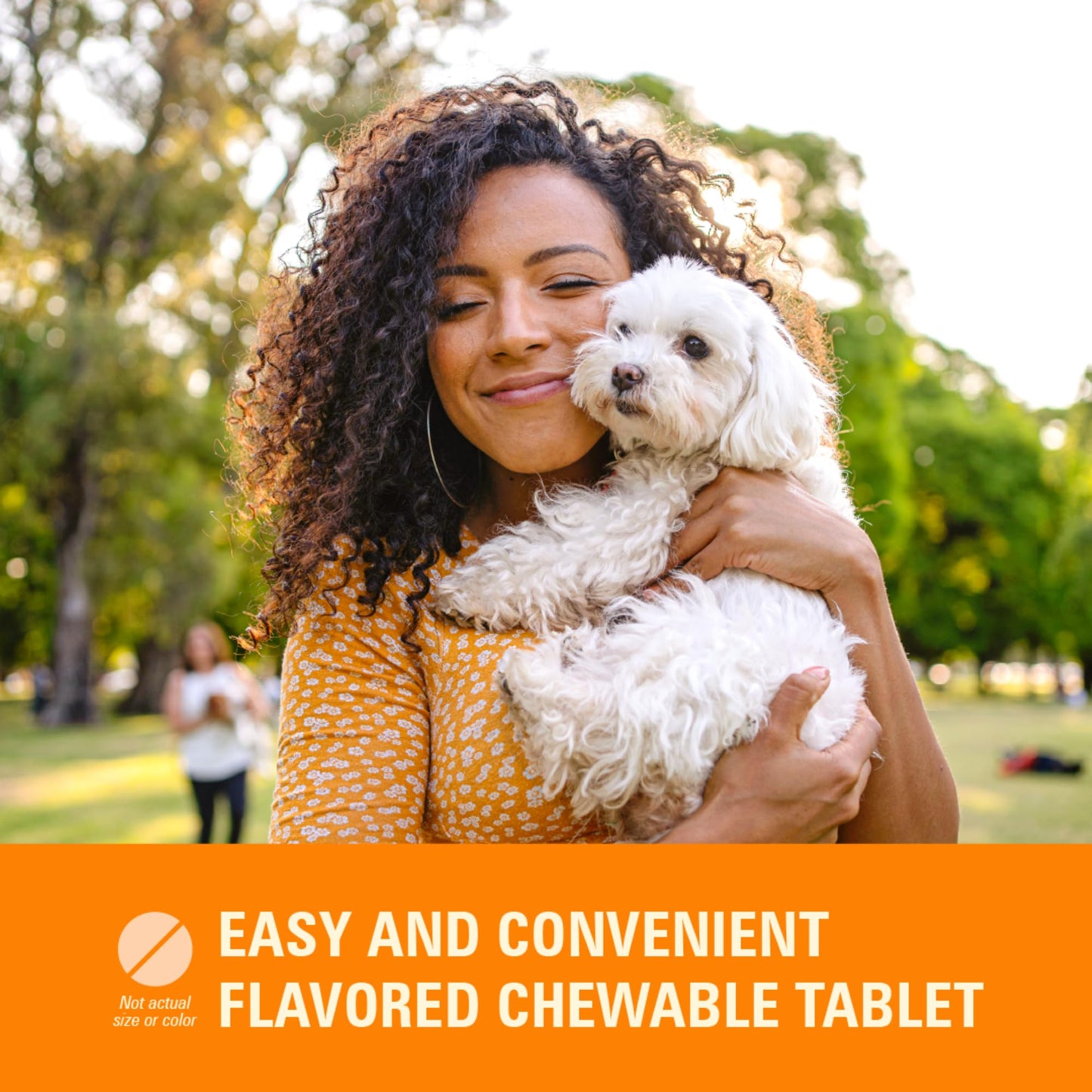 SENTRY HC Worm X Plus 7 Way De-Wormer (pyrantel pamoate/praziquantel), for Puppies and Small Dogs, 6-25 lbs, Chewable, 2 Count