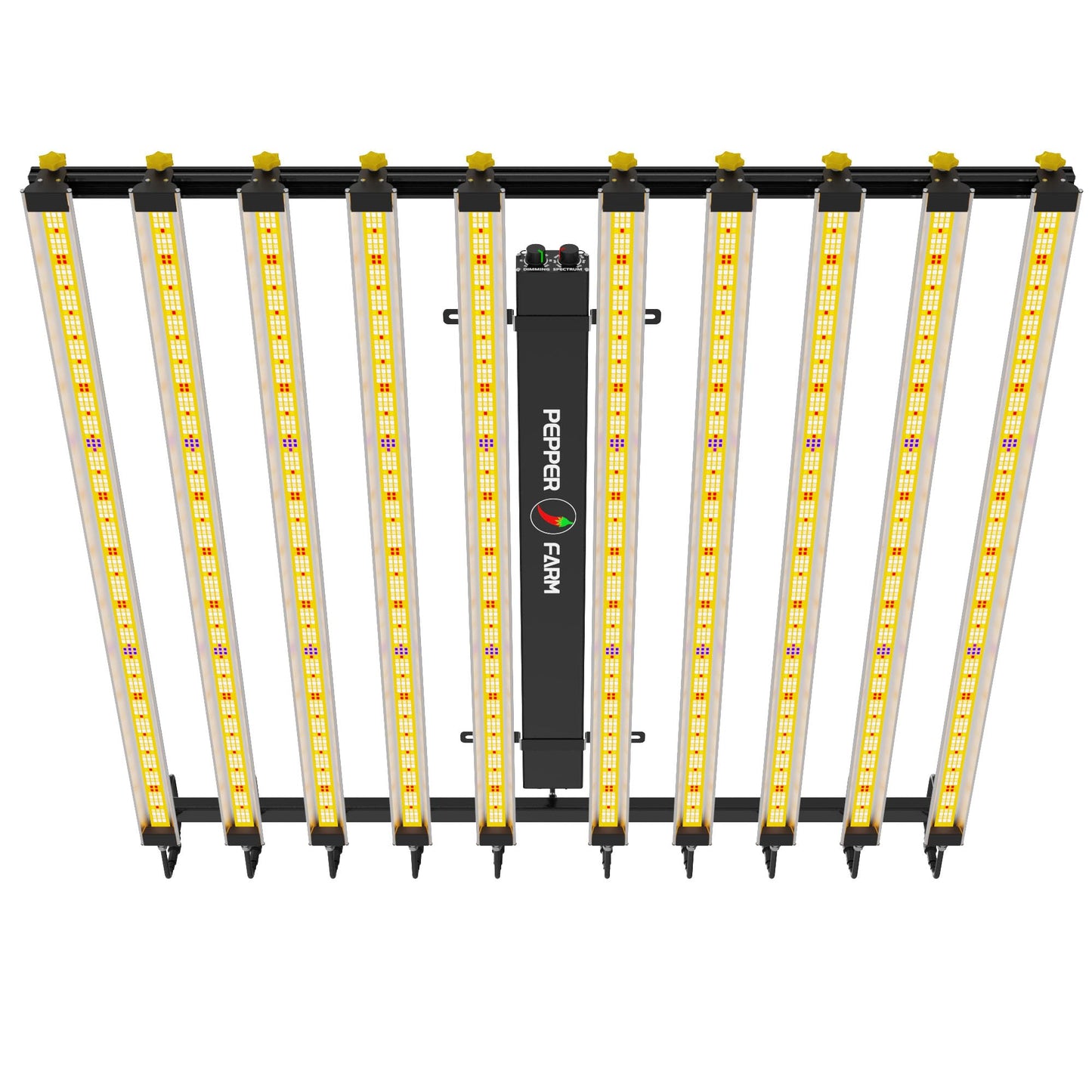 PEPPER FARM 1000Watt LED Grow Light Dimming 8 Sunlike Full Spectrum Growing Lamps for Seedlings Veg Bloom in Grow Tent Greenhouse Daisy Chain