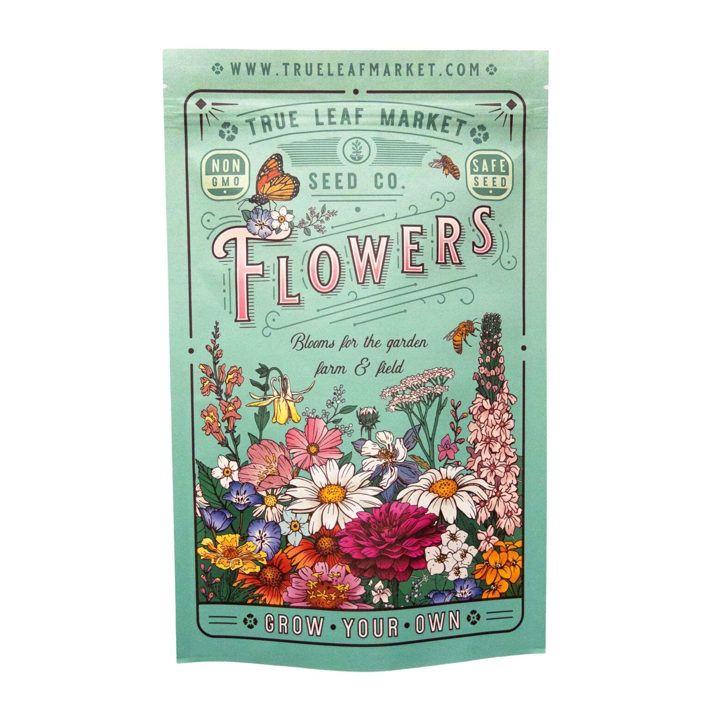 Wildflower Bulk, Southeastern Flower, 1 Lb. 640,000+ Seeds, Annual & Perennial Flowers with Native Southeastern Blooms, Pollinator Flower
