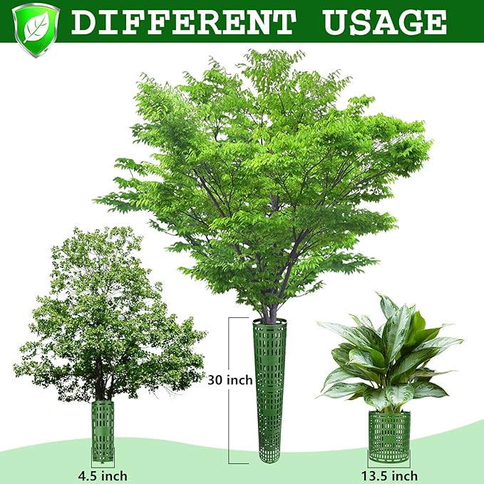 YGAOHF 7 Pack Tree Trunk Protector Guard, Expandable Tree Wraps to Protect Bark, Heavy Duty Tree Protectors from Deer, Tree Guards Trunk Protecter Trimmers, Mowers, Animals Saplings Fruit Trees