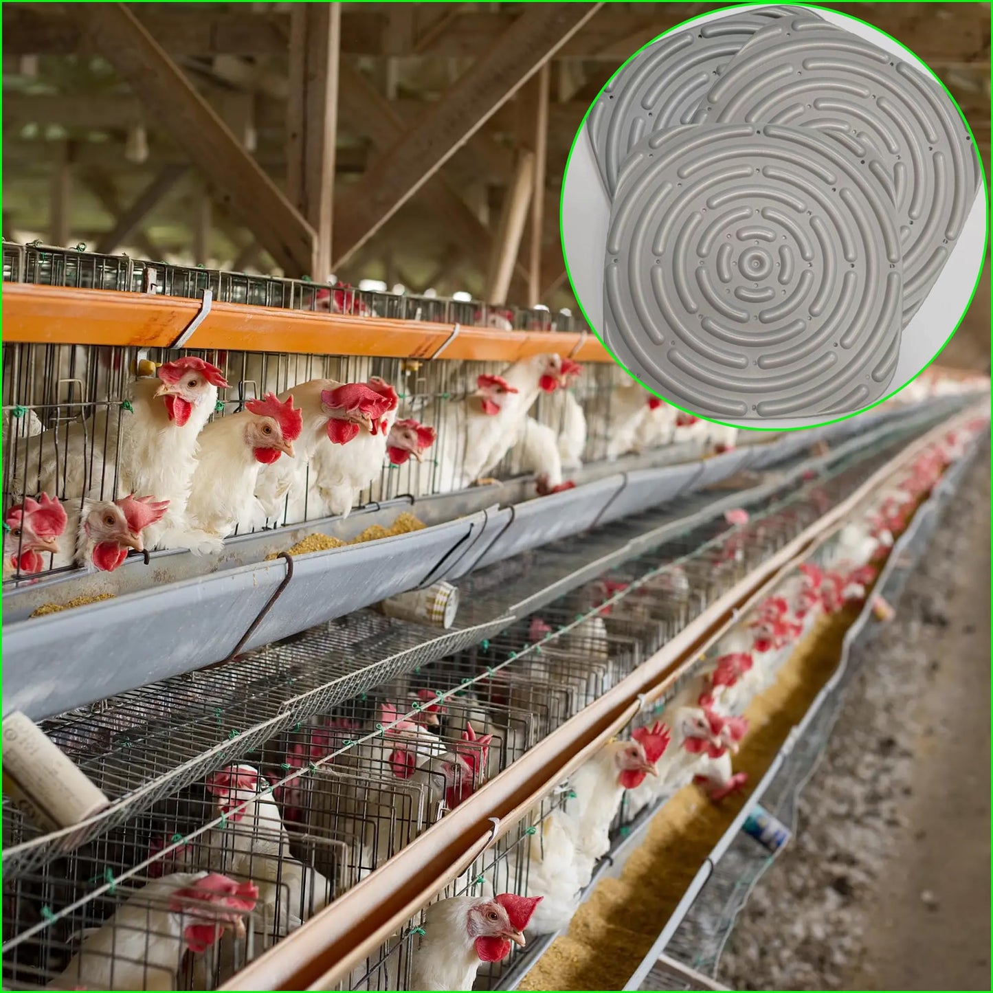 3 Pack Washable Chicken Nesting Pads for Laying Eggs， Nesting Box Pads for Chicken Coop Bedding, Washable Nesting Box Liners for Chicken Laying Boxes, for Hens,Chicken Coop Nest Liners（12"x 12"）