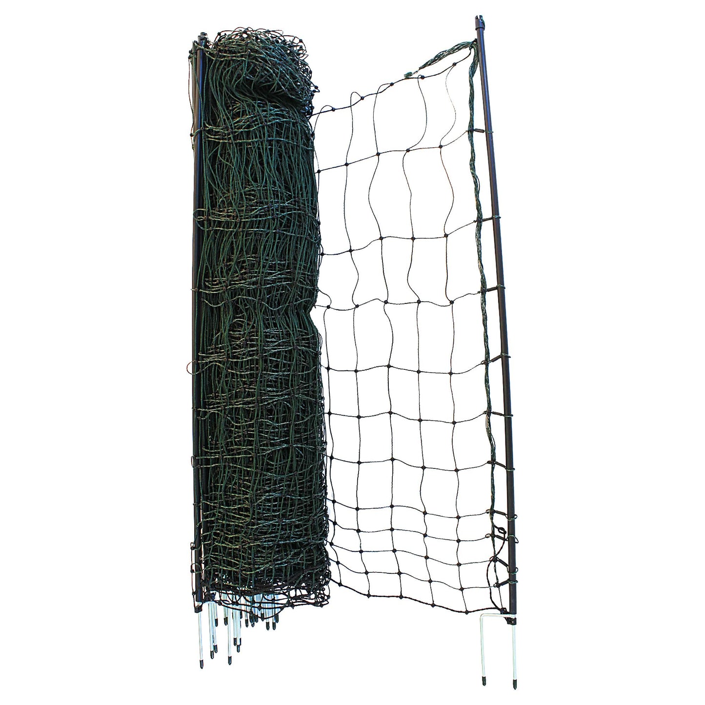 Happy Henhouse Electric Poultry Netting – Premium, Portable & Weatherproof 48" x 164' Net with Stakes, Easy-Setup Predator Fence for Chickens, Farms & Gardens - Sleep Sound Knowing Your Coop is Safe