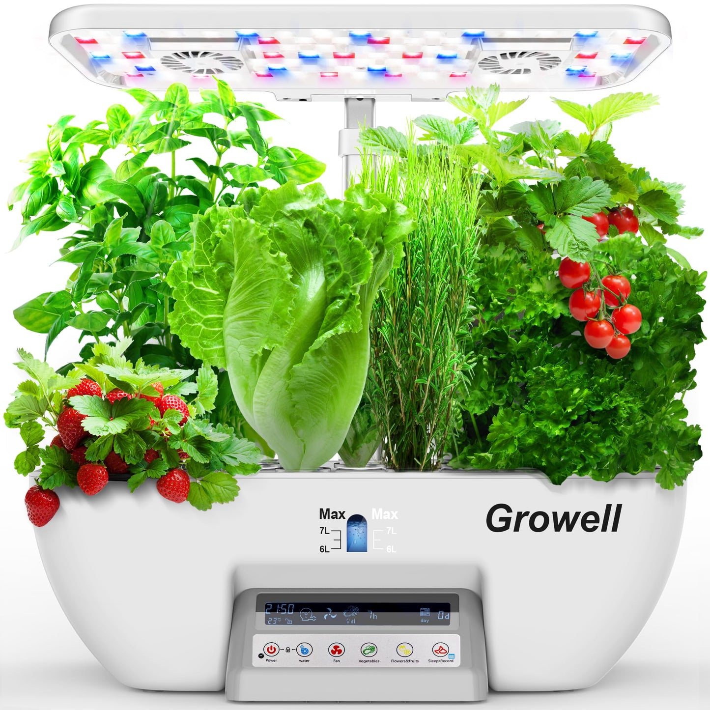 Growell 17 Pods & 90 Pods Hydroponics Growing System Kit
