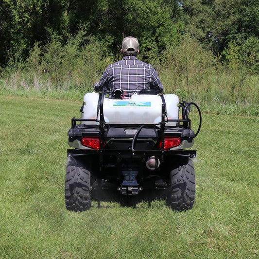Master Mfg 15-Gallon ATV Broadcast Sprayer - 7ft Swath, 2.2GPM, 70PSI Max