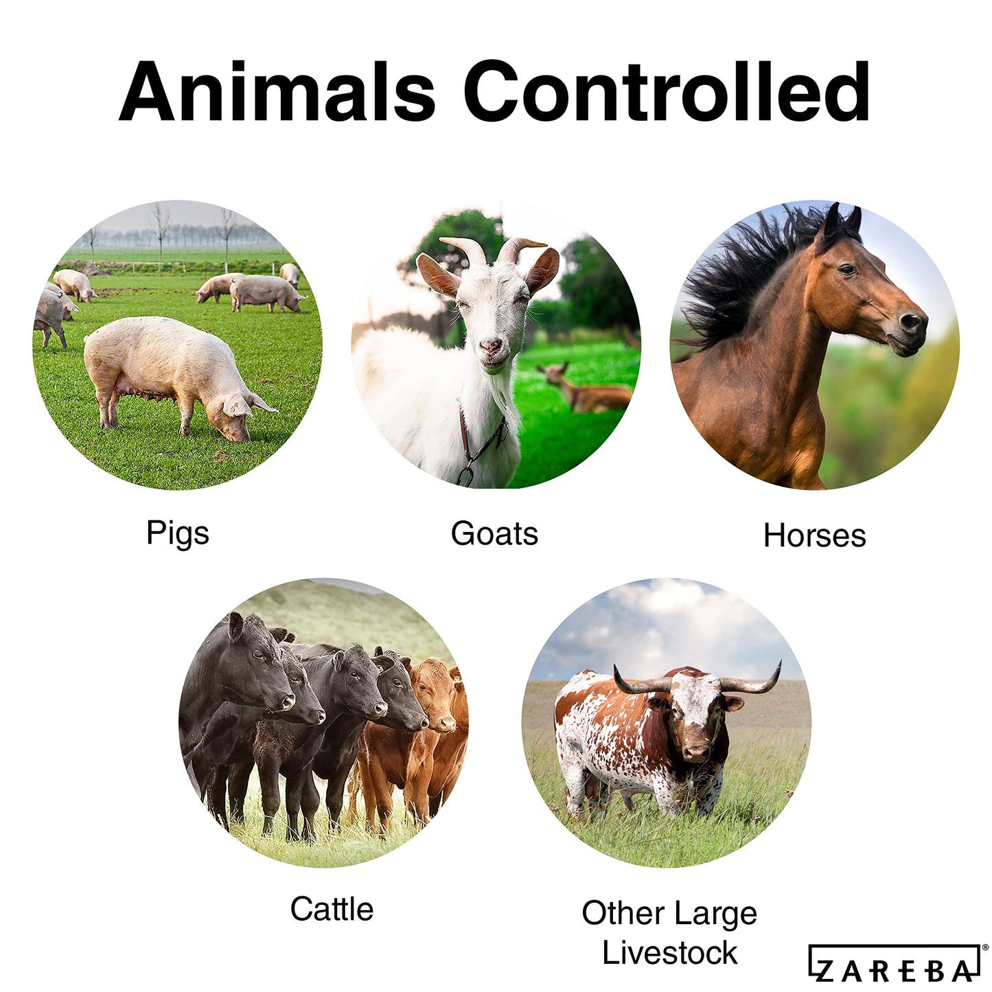 Zareba EAC50M-Z AC-Powered Low-Impendence Electric Fence Charger - 50 Mile Electric Fence Energizer, Contain Animals and Keep Out Predators