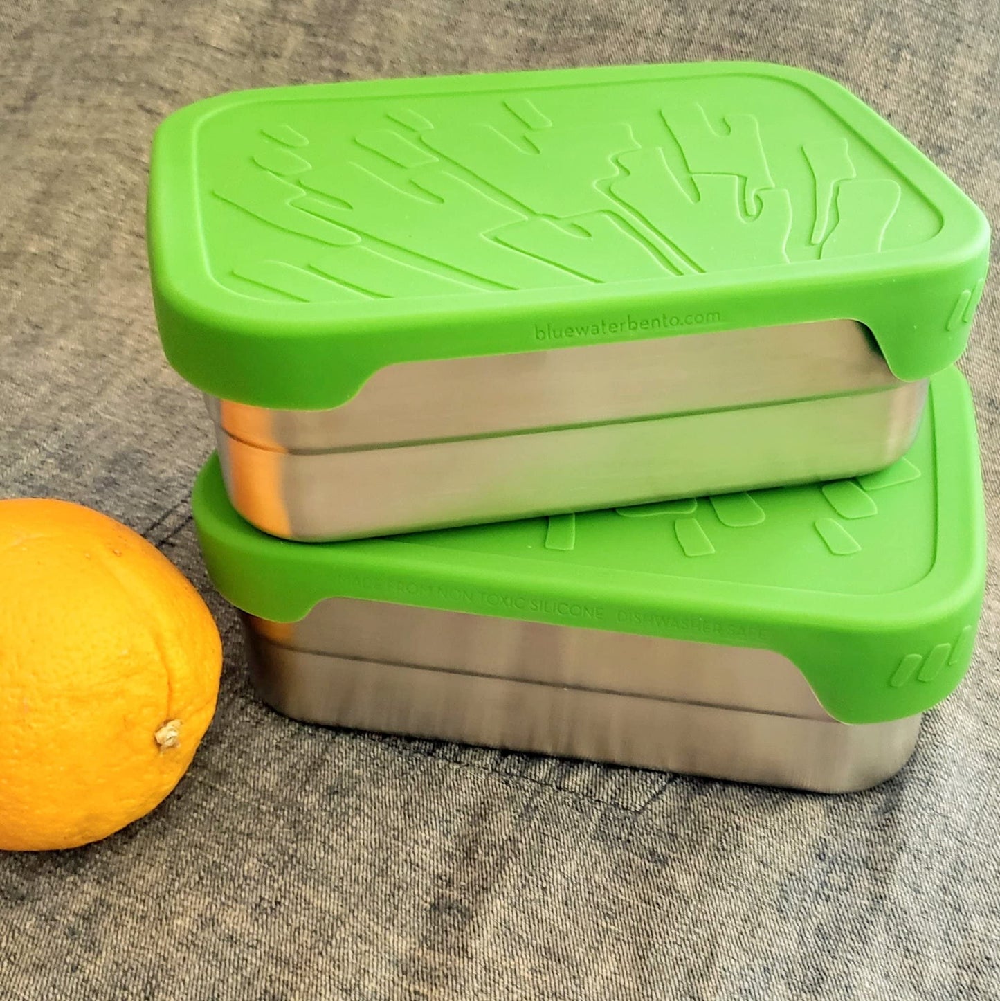 ECOlunchbox Splash Box XL – 40 oz Leak-Proof Stainless Steel Bento with Food-Safe Silicone Lid (Plastic-Free, Dishwasher Safe)