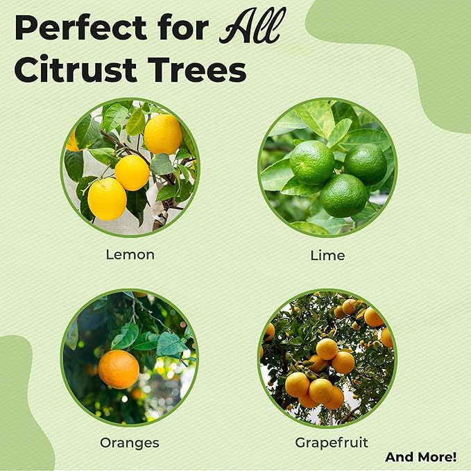 Citrus Tree Potting Soil by Perfect Plants | Organic Premium Mix | Use with Lemon Trees, Lime Trees, or Other Citrus Plants (4qt)