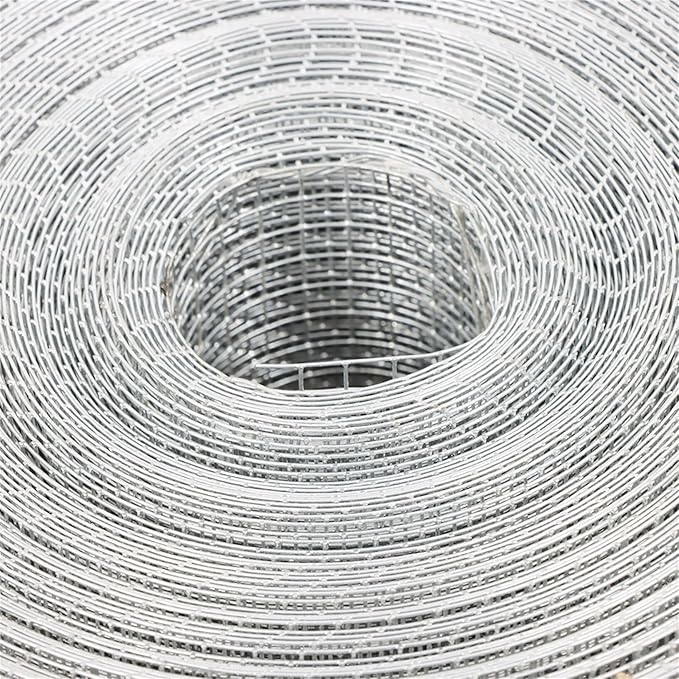 LABLT 36 in x 100 ft Hardware Cloth, 1/4 in Chicken Wire Fence for Chicken Coop Fences and Poultry Animal Netting (23 Gauge, Silver White)