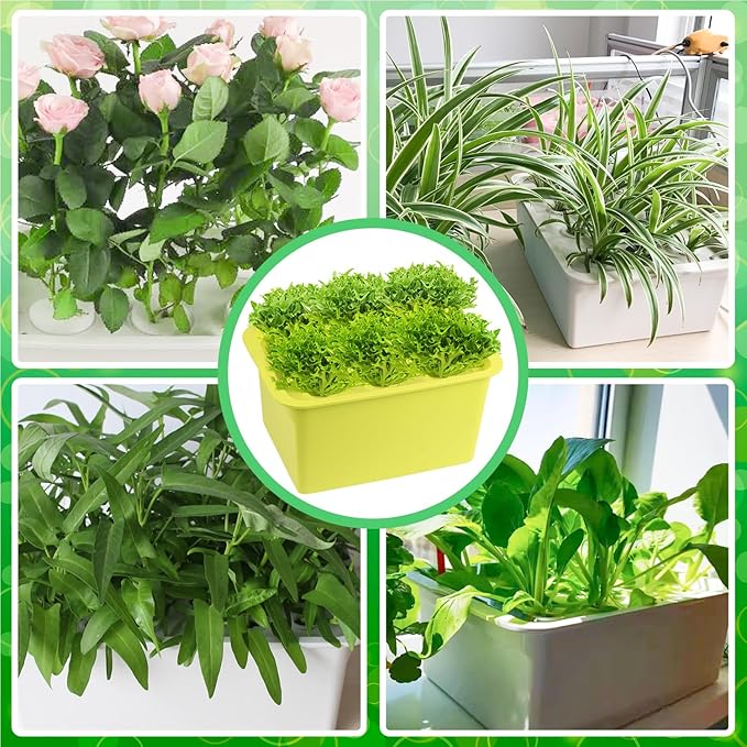 Hydroponics Grower Kit Hydroponic SystemSelf Watering Indoor Hydroponics Tools DIY Planting Container Include Aquarium Air Pump Buoy Planting Box
