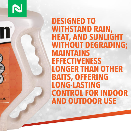 Nisus Niban Granular Bait, Weather-Resistant, Boric Acid Formula, Ants, Roaches, Crickets, Slugs & Snails, Indoor/Outdoor Use, 4 lbs