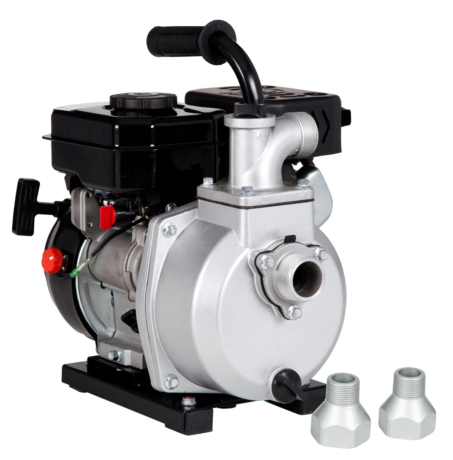 Red Lion 2RLAG-1L 79cc, 60 GPM OHV Engine Driven Aluminum Water Transfer Pump, 1.5-Inch MNPT Suction and Discharge, Black, 617031