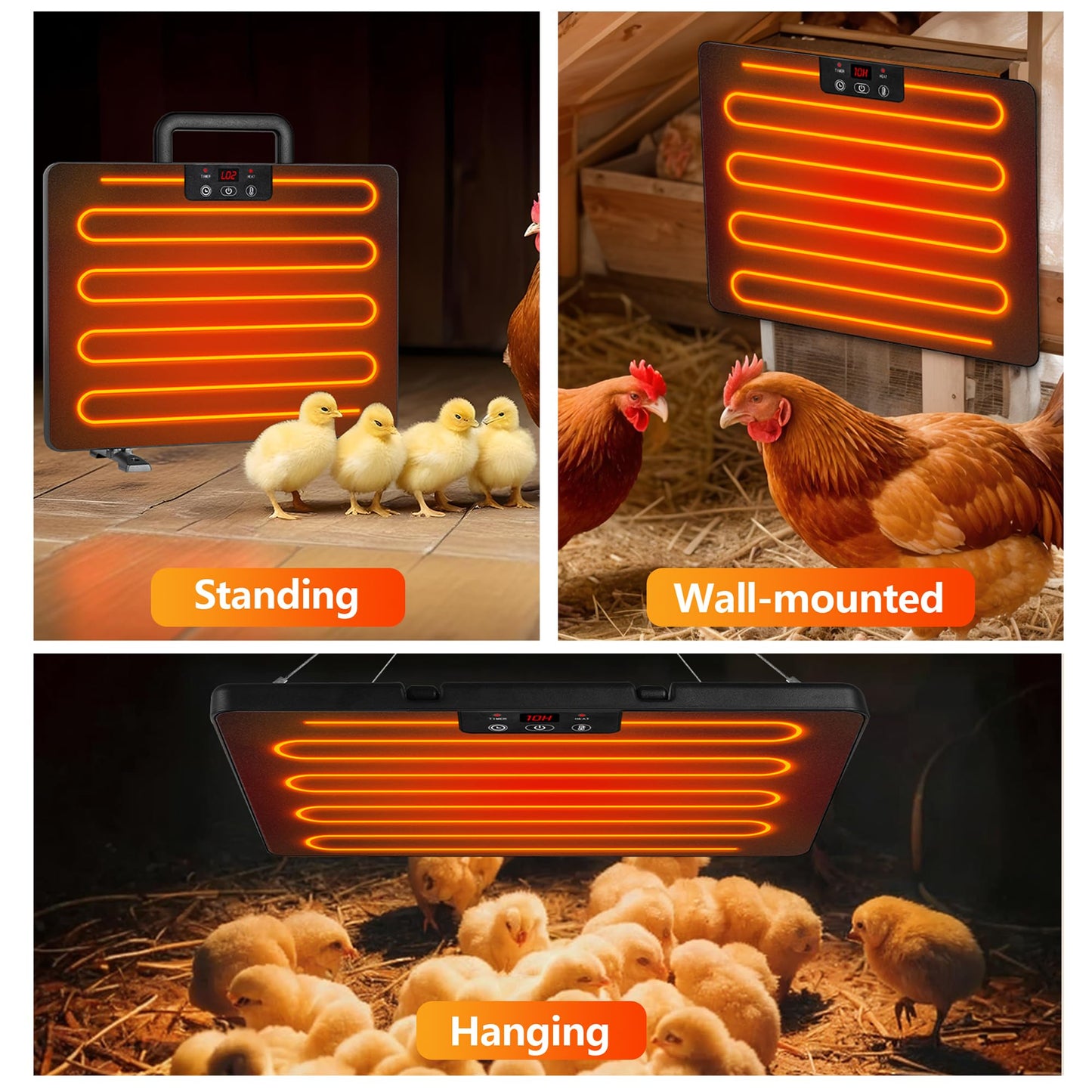 Chicken Coop Heater, Chicken Coop Heater Heating Panel for Winter
